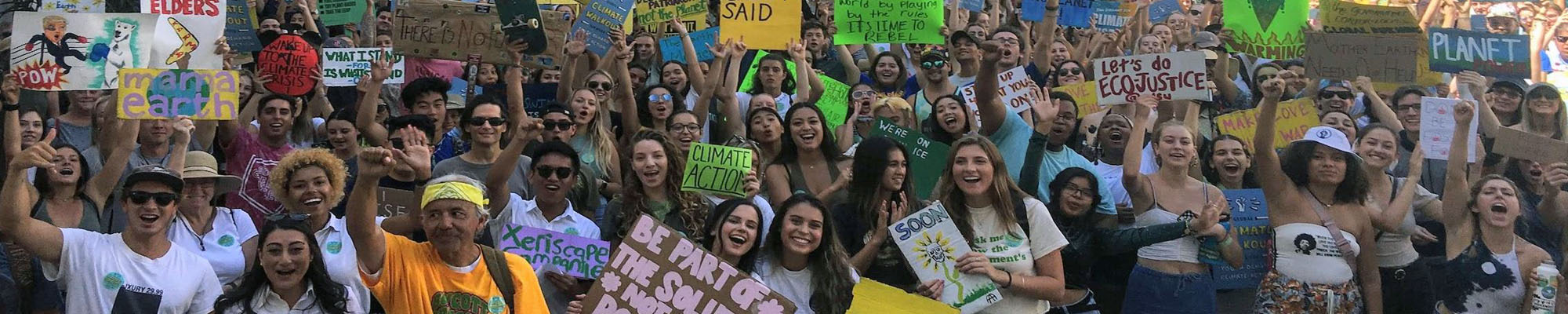 SDSU students at climate change protest